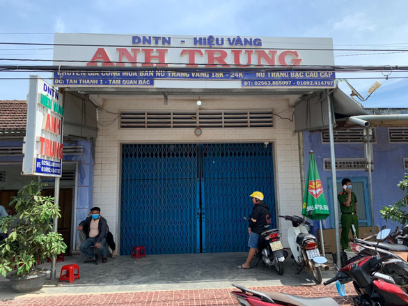 Vụ mang xà beng đột nhập tiệm vàng lấy sạch 300 lượng: bắt nghi phạm ở trọ cùng phường - Ảnh 1.