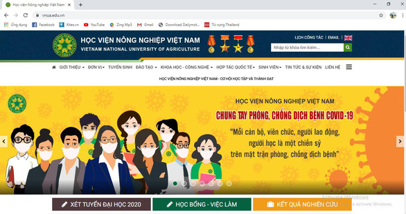 Học viện Nông nghiệp Việt Nam chung tay phòng, chống dịch COVID-19 - Ảnh 2.