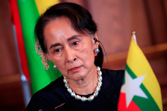 Lãnh đạo quân đội Myanmar nói sức khỏe bà Aung San Suu Kyi đang ổn - Ảnh 1.