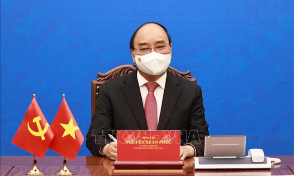 Chủ tịch nước Nguyễn Xuân Phúc điện đàm với Chủ tịch Trung Quốc Tập Cận Bình - Ảnh 1.