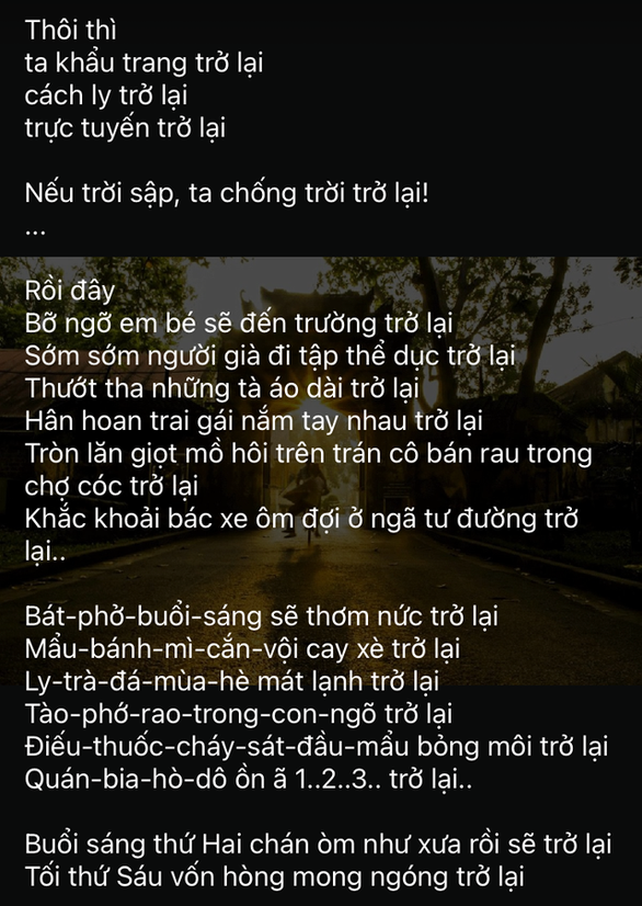 Nhắc nhau bật chế độ chống dịch, ngóng những sáng thứ 2 chán òm trở lại - Ảnh 2.