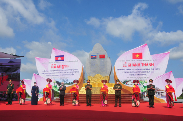 Khánh thành cụm công trình lưu niệm hành trình cứu nước của Thủ tướng Campuchia Hun Sen - Ảnh 1.