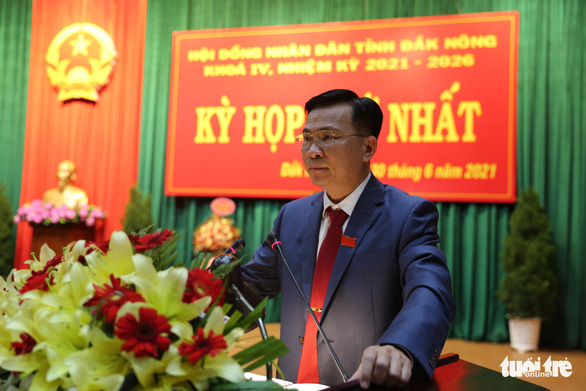 Ông Hồ Văn Mười được bầu làm chủ tịch tỉnh Đắk Nông - Ảnh 1.