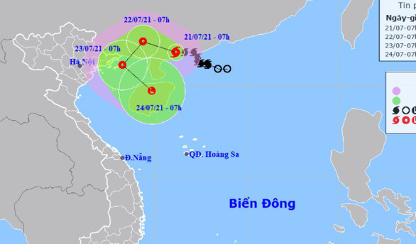 Bão số 3 khả năng đổi hướng vào vịnh Bắc Bộ, hai miền Bắc - Nam mưa lớn - Ảnh 1.