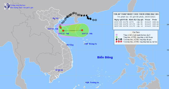 Áp thấp nhiệt đới cách Nam Định - Ninh Bình 120km, gây sóng lớn và mưa to - Ảnh 1. Áp thấp nhiệt đới cách Nam Định - Ninh Bình 120km, gây sóng lớn và mưa to - Ảnh 1.