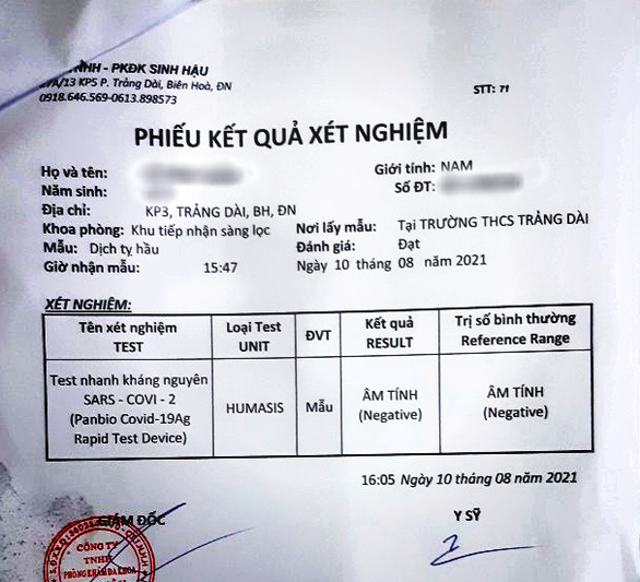 Đồng Nai nói dân đi tiêm vắc xin mà chính quyền cơ sở bắt xét nghiệm là sai - Ảnh 2. Đồng Nai nói dân đi tiêm vắc xin mà chính quyền cơ sở bắt xét nghiệm là sai - Ảnh 2.
