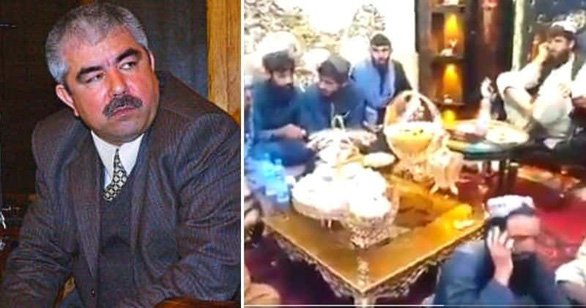 Video Taliban xông vào dinh thự, ngắm nghía đồ bằng vàng của tướng Afghanistan - Ảnh 2.