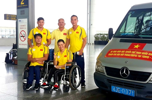 Đoàn thể thao người khuyết tật Việt Nam lên đường tham dự Paralympic Tokyo 2020 - Ảnh 2. Đoàn thể thao người khuyết tật Việt Nam lên đường tham dự Paralympic Tokyo 2020 - Ảnh 2.