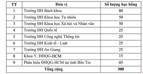 ĐH Quốc gia TP.HCM sẽ trao 300 học bổng cho sinh viên khó khăn do dịch COVID-19 - Ảnh 2.