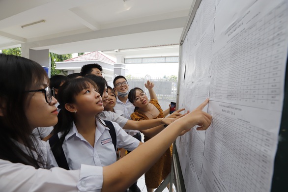 Bất ngờ với điểm chuẩn vào lớp 10 ở TP.HCM: Trường vùng ven điểm cao hơn nội thành - Ảnh 1. Bất ngờ với điểm chuẩn vào lớp 10 ở TP.HCM: Trường vùng ven điểm cao hơn nội thành - Ảnh 1.
