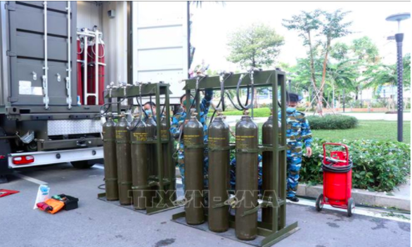 Quân đội triển khai trạm sản xuất oxy lưu động sẵn sàng hỗ trợ TP.HCM - Ảnh 4. Quân đội triển khai trạm sản xuất oxy lưu động sẵn sàng hỗ trợ TP.HCM - Ảnh 4.
