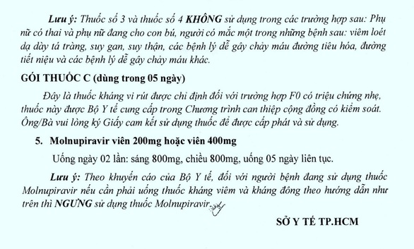 F0 nào được sử dụng thuốc kháng virus Molnupiravir? - Ảnh 4. F0 nào được sử dụng thuốc kháng virus Molnupiravir? - Ảnh 4.