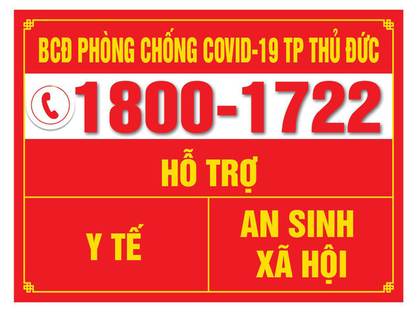 Thủ Đức tăng cường phổ biến các số điện thoại cấp thiết sau chỉ đạo của Thủ tướng - Ảnh 1.