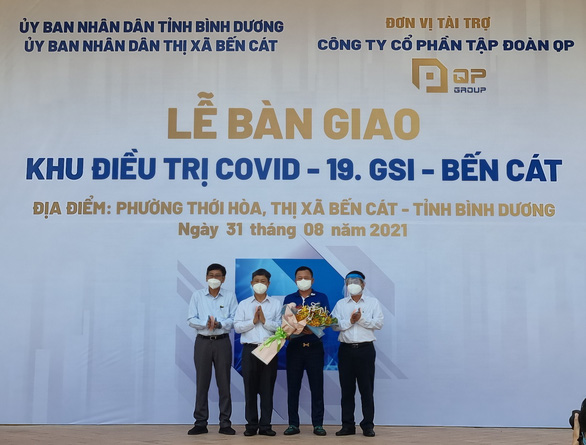 QP Group chủ động hỗ trợ Bình Dương xây khu điều trị dã chiến 10.000m2 - Ảnh 1.