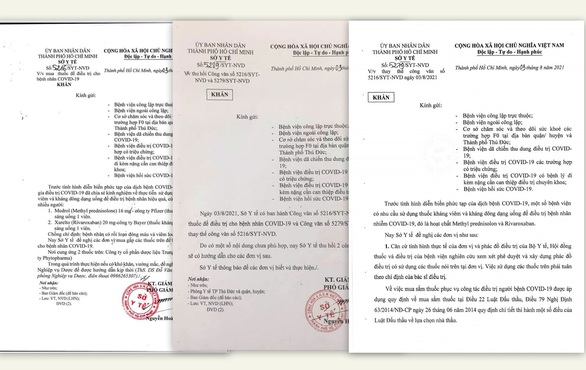Sở Y tế TP.HCM 1 ngày ra 3 văn bản, thu hồi 2: Cả 3 đều có những sai sót nghiêm trọng - Ảnh 1.