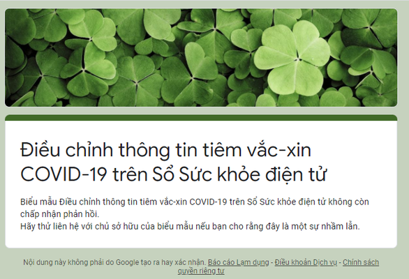 Điều chỉnh thông tin tiêm vắc xin được chuyển sang Cổng thông tin tiêm chủng COVID-19 - Ảnh 1.