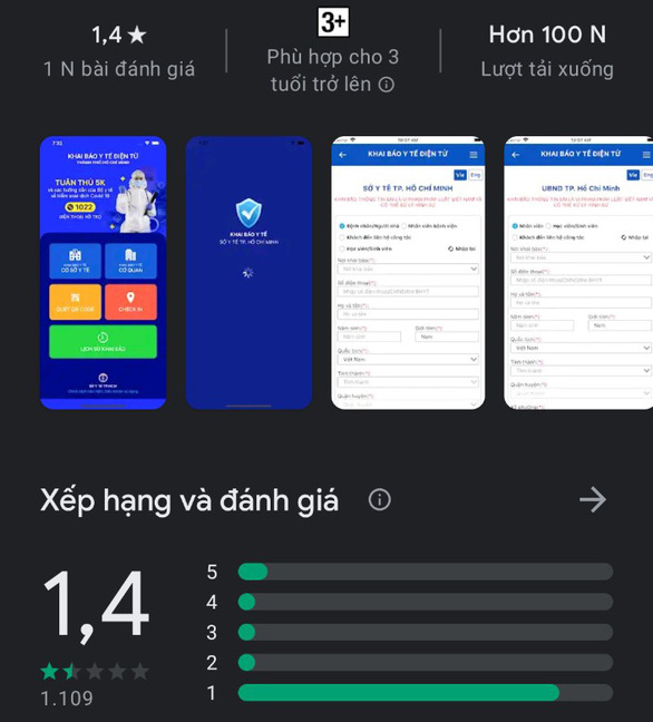 Người dùng phản ánh ứng dụng ‘Y tế HCM’ nhiều lỗi, Sở nói gì? - Ảnh 3.