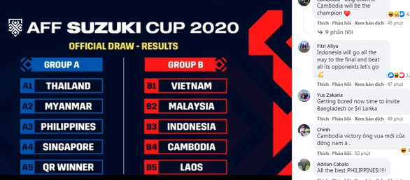 Cổ động viên đối thủ tuyên bố sẽ hạ bệ Việt Nam ở AFF Cup 2020 - Ảnh 1.