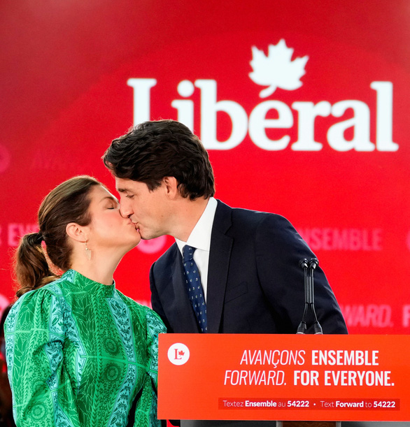 Ông Justin Trudeau tái đắc cử thủ tướng Canada - Ảnh 2.