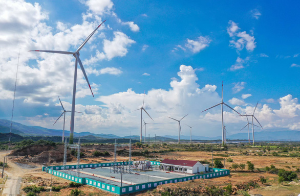 Trungnam Group hoàn thành vận hành thương mại nhà máy điện gió 46,2 MW tại Ninh Thuận - Ảnh 1.