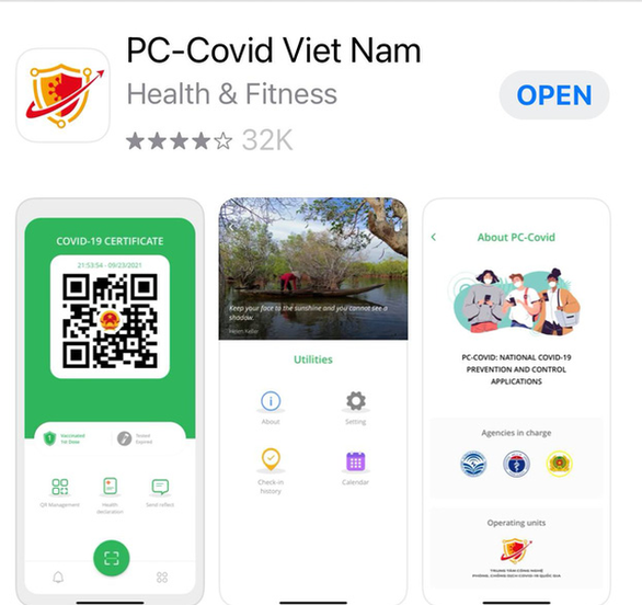 Ứng dụng PC COVID đã có mặt trên Apple Store và Google Play - Ảnh 1.