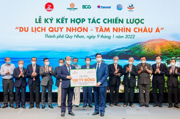 Hưng Thịnh Land tài trợ 100 tỉ đào tạo nhân lực tại Bình Định - Ảnh 1.