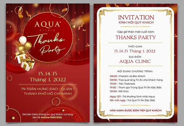 Tiệc tri ân Thanks Party của thẩm mỹ viện Aqua Clinic có gì? - Ảnh 4.