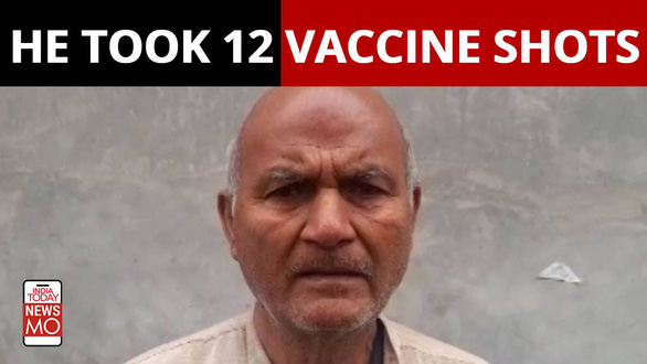 Cụ ông tiêm 12 mũi vắc xin COVID-19 bị bắt - Ảnh 1.