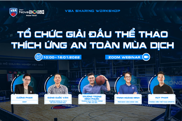 VBA hội thảo về tổ chức giải thể thao thích ứng an toàn mùa dịch - Ảnh 1.