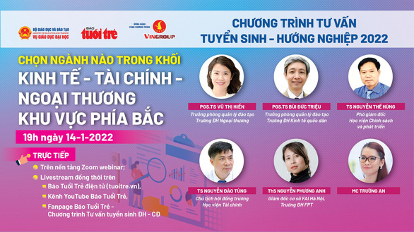 Tối nay 14-1, nhóm ngành hot kinh tế - tài chính - ngoại thương lên sóng tư vấn online - Ảnh 1.