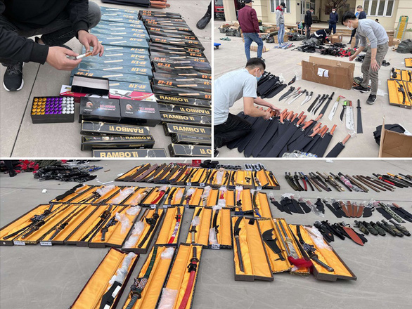 Phá đường dây mua bán gần 3.000 vũ khí thô sơ - Ảnh 2.