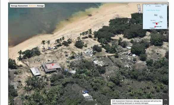 Tonga cập nhật thiệt hại thảm họa kép: Nhà cửa trên 1 đảo nhỏ bị quét sạch - Ảnh 1.