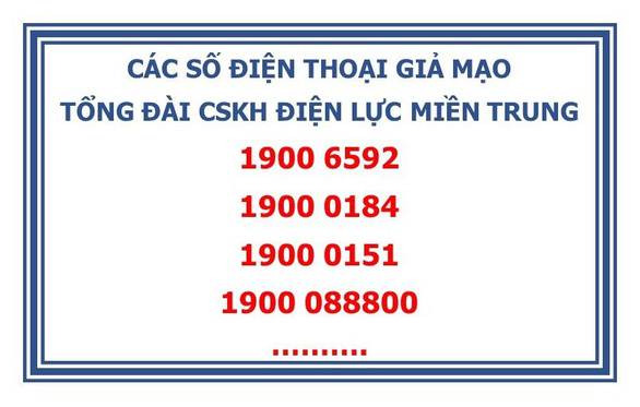 Lập 4 đầu số tổng đài giả ngành điện để lừa thu phí với giá cắt cổ - Ảnh 1.