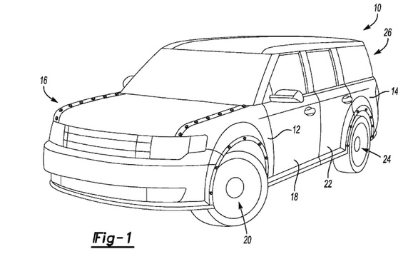Ford nghĩ cách chế cốp để đồ trên bánh xe - Ảnh 2.