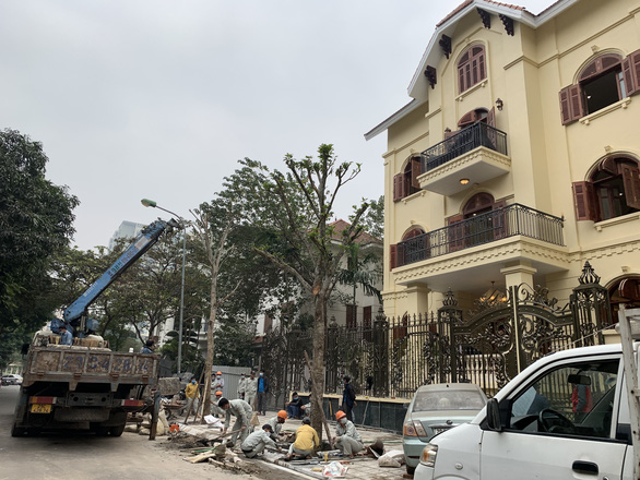 Hà Nội thanh tra biệt thự xây sai phép tại Cầu Giấy - Ảnh 1. Hà Nội thanh tra biệt thự xây sai phép tại Cầu Giấy - Ảnh 1.