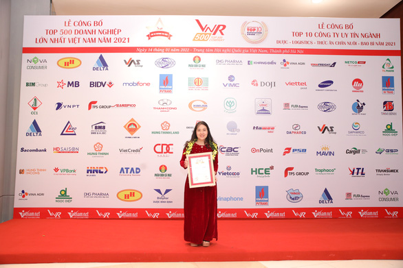 Herbalife Việt Nam được vinh danh tốp 500 công ty lớn nhất VN 2021 - Ảnh 1.