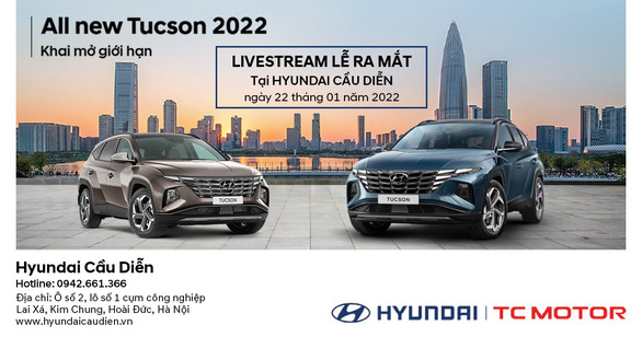 Hyundai Cầu Diễn ra mắt xe All New Tucson 2022 - Ảnh 1.