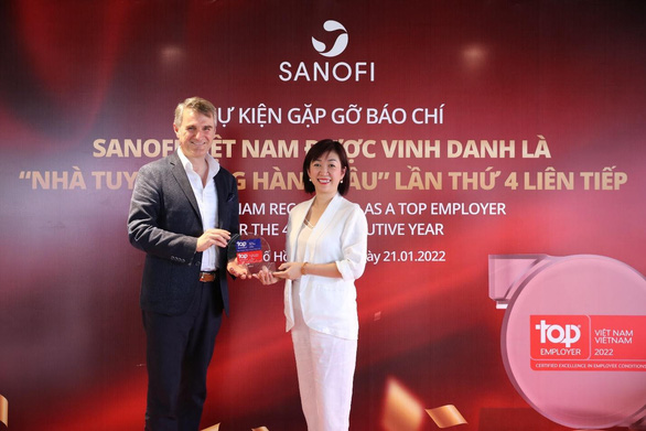 Sanofi Việt Nam giữ vững danh hiệu Nhà tuyển dụng hàng đầu - Ảnh 1.