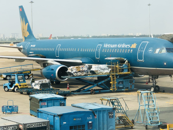 Vietnam Airlines bán đào, mai giao tận nhà - Ảnh 1.