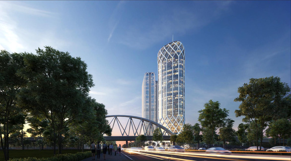 Hải Phòng sắp xuất hiện tòa tháp biểu tượng cảm hứng từ tương lai - Ảnh 1.