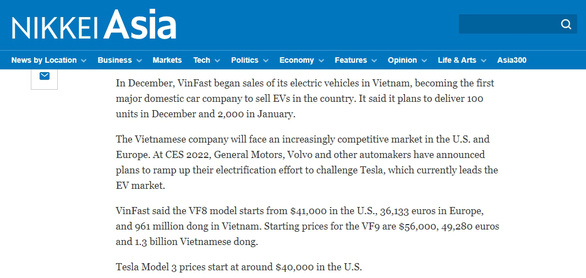 Báo quốc tế nói về VinFast tại CES 2022: Đây là bước đi táo bạo và nhiều thách thức - Ảnh 4.