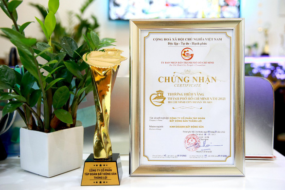 Tập đoàn BĐS Thắng Lợi vinh dự nhận giải thưởng Thương hiệu vàng Tp.HCM 2021 - Ảnh 4.