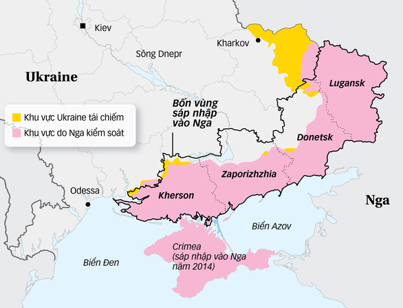 Nga tuyên bố sáp nhập vùng lãnh thổ của Ukraine: Phương Tây, Ukraine đối phó ra sao? - Ảnh 1.