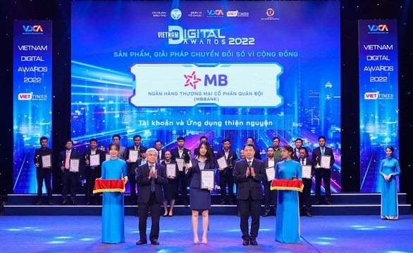 MB ‘thắng lớn’ tại giải thưởng Chuyển đổi số Việt Nam 2022 - Ảnh 3.
