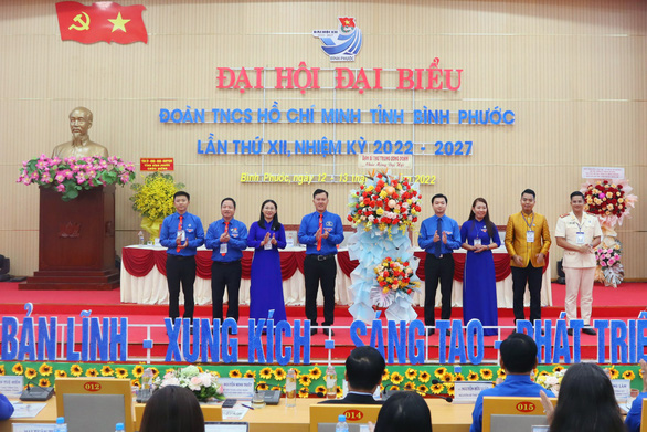 Anh Trần Hoàng Trực tái đắc cử bí thư Tỉnh Đoàn Bình Phước - Ảnh 1.