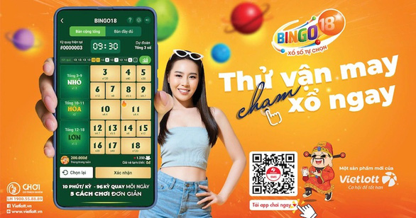 Trải nghiệm nhanh xổ số Bingo18 trên Vietlott SMS? - Ảnh 1.