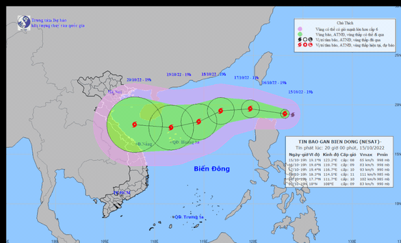 Áp thấp nhiệt đới ngoài khơi Philippines mạnh lên thành bão - Ảnh 1.