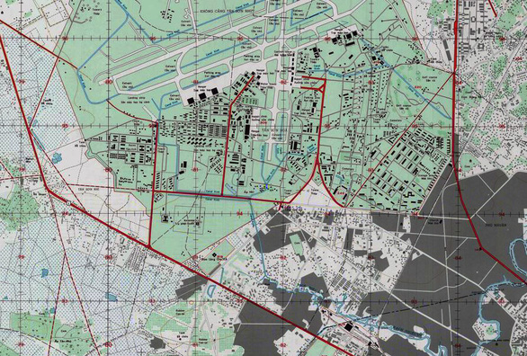 Bản đồ Sài Gòn - Chợ Lớn năm 1959 cho thấy rạch Nhiêu Lộc đã tóp khi chạy qua khu Chăn Nuôi hiện nay (lúc đó là Trung tâm Thực nghiệm Chăd nu).  Một con kinh khác chạy khu sân bay.