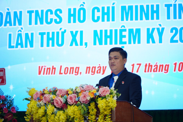Trần Công Khanh được bầu làm Bí thư Tỉnh đoàn Vĩnh Long - Ảnh 1.