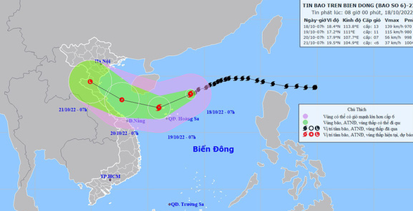 Không khí lạnh tràn xuống, bão số 6 ảnh hưởng thế nào tới đất liền? - Ảnh 2.